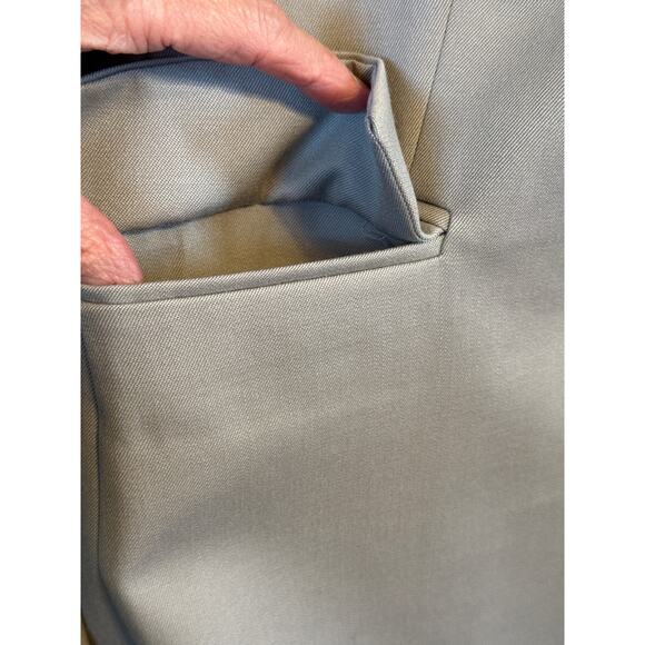 J CREW Womens Wool Blazer made in Japan Gray 3 Button Classic Business Career 4 - Picture 7 of 14